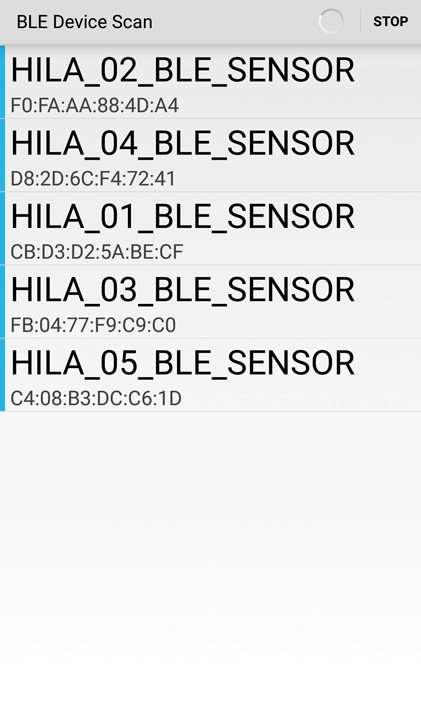 Android藍牙溫度資料收集記錄器